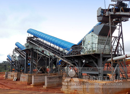 喀麥隆花崗巖全鋼架石料破碎生產線